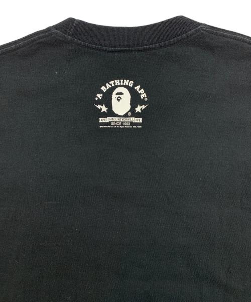 A BATHING APE（ア ベイシング エイプ）A BATHING APE (ア ベイシング エイプ) 半袖Tシャツ ブラック サイズ:Lの古着・服飾アイテム