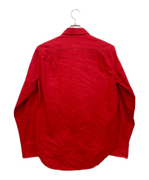 BURBERRY LONDON ENGLAND（バーバリー ロンドン イングランド）BURBERRY LONDON ENGLAND (バーバリー ロンドン イングランド) 長袖シャツ レッド サイズ:SP、180/92Aの古着・服飾アイテム