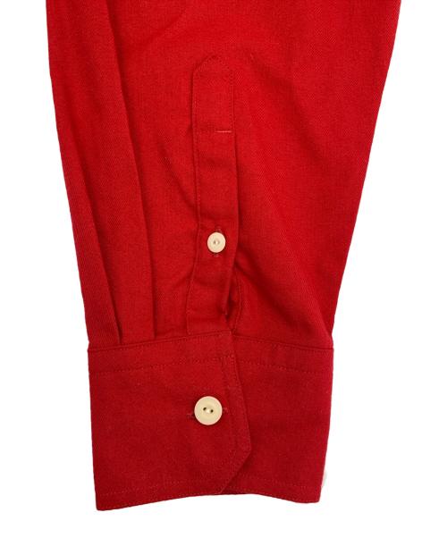 BURBERRY LONDON ENGLAND（バーバリー ロンドン イングランド）BURBERRY LONDON ENGLAND (バーバリー ロンドン イングランド) 長袖シャツ レッド サイズ:SP、180/92Aの古着・服飾アイテム