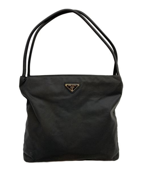 PRADA（プラダ）PRADA (プラダ) ナイロントートバッグ ブラックの古着・服飾アイテム