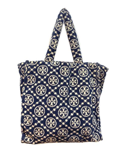TORY BURCH（トリーバーチ）TORY BURCH (トリーバーチ) トートバッグ ネイビーの古着・服飾アイテム