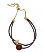 TORY BURCHトリーバーチ）の古着「ブレスレット」｜ネイビー×レッド