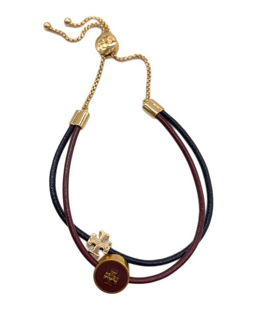 TORY BURCH（トリーバーチ）TORY BURCH (トリーバーチ) ブレスレット ネイビー×レッドの古着・服飾アイテム