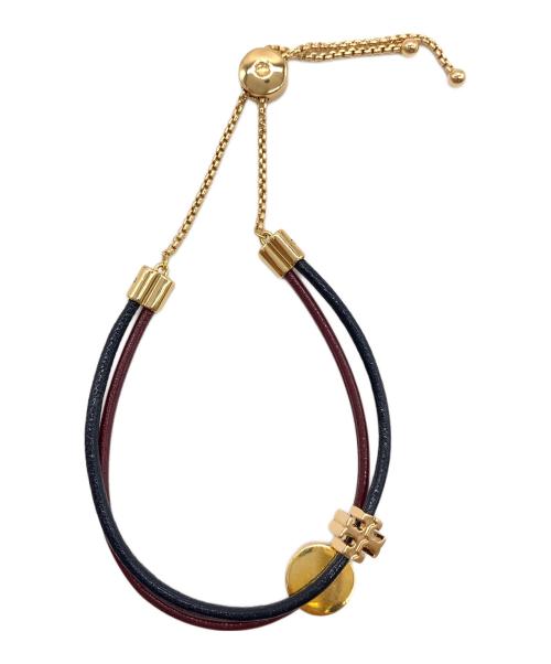 TORY BURCH（トリーバーチ）TORY BURCH (トリーバーチ) ブレスレット ネイビー×レッドの古着・服飾アイテム