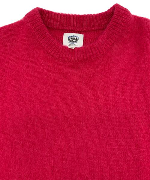 Jamieson's of Shetland（ジャミーソンズオブシェトランド）Jamieson's of Shetland (ジャミーソンズオブシェトランド) 厚手ニット ショッキングピンク サイズ:Sの古着・服飾アイテム