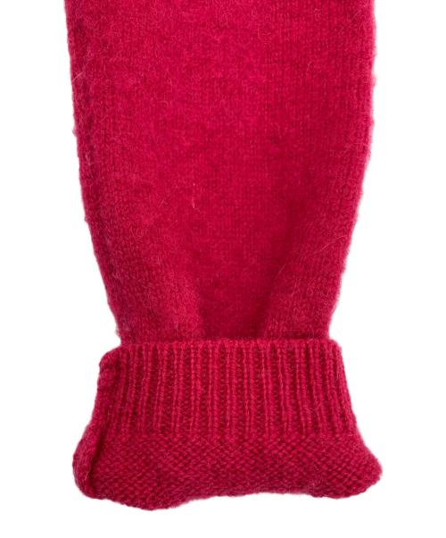 Jamieson's of Shetland（ジャミーソンズオブシェトランド）Jamieson's of Shetland (ジャミーソンズオブシェトランド) 厚手ニット ショッキングピンク サイズ:Sの古着・服飾アイテム