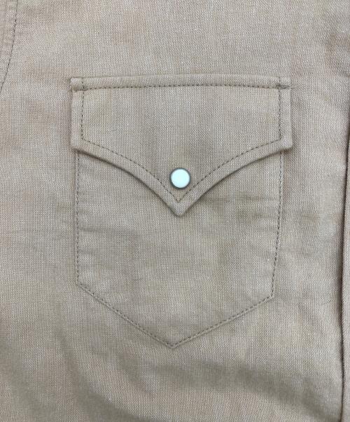 DSQUARED2（ディースクエアード）DSQUARED2 (ディースクエアード) 長袖シャツ ベージュ サイズ:46の古着・服飾アイテム