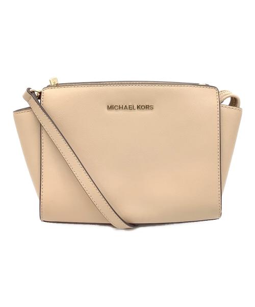 MICHAEL KORS（マイケル・コース）MICHAEL KORS (マイケル・コース) ショルダーバッグ ベージュの古着・服飾アイテム