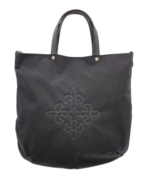 russet（ラシット）russet (ラシット) コーデュラナイロン2WAYトートバッグ ブラックの古着・服飾アイテム