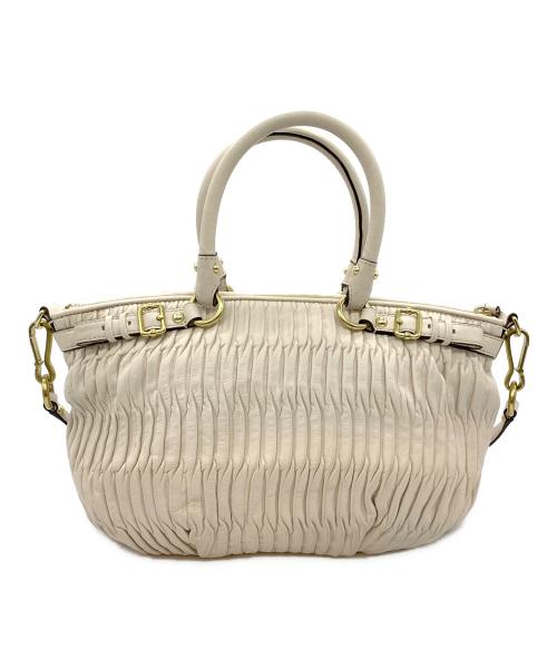 COACH（コーチ）COACH (コーチ) 2WAYショルダーバッグ ベージュの古着・服飾アイテム