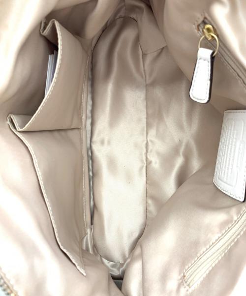 COACH（コーチ）COACH (コーチ) 2WAYショルダーバッグ ベージュの古着・服飾アイテム