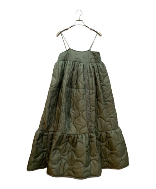 RE:CIRCLE PROJECT（リサークルプロジェクト）RE:CIRCLE PROJECT (リサークルプロジェクト) キャミソールワンピース グリーン サイズ:表記なしの古着・服飾アイテム