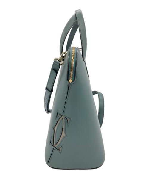 Cartier（カルティエ）Cartier (カルティエ) 2WAYバッグ ミントグリーンの古着・服飾アイテム