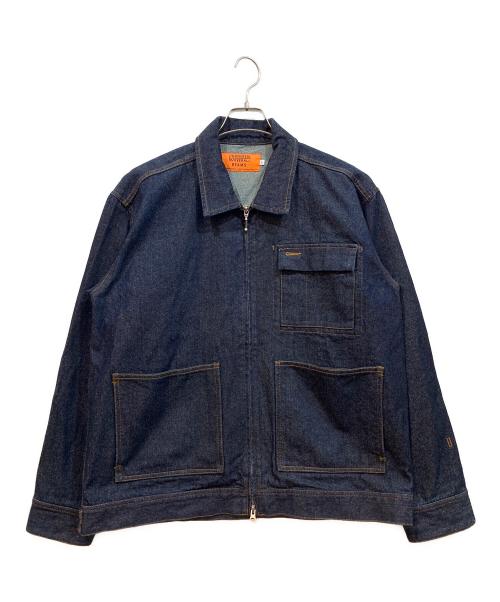 BEAMS（ビームス）BEAMS (ビームス) UNIVERSAL OVERALL (ユニバーサルオーバーオール) デニムジャケット インディゴ サイズ:Lの古着・服飾アイテム