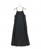 e/rmイーアールエム）の古着「バルーンキャミソールワンピース」｜ブラック