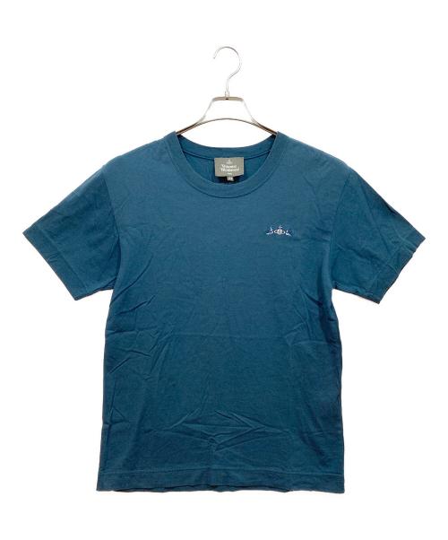 Vivienne Westwood（ヴィヴィアンウエストウッド）Vivienne Westwood (ヴィヴィアンウエストウッド) 半袖Tシャツ ブルー サイズ:44の古着・服飾アイテム
