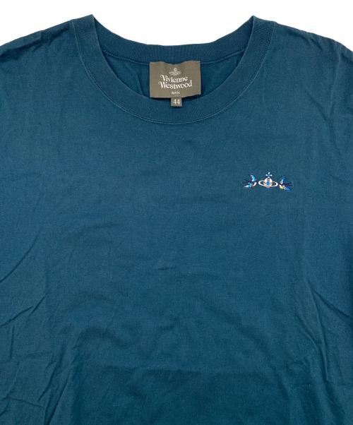 Vivienne Westwood（ヴィヴィアンウエストウッド）Vivienne Westwood (ヴィヴィアンウエストウッド) 半袖Tシャツ ブルー サイズ:44の古着・服飾アイテム