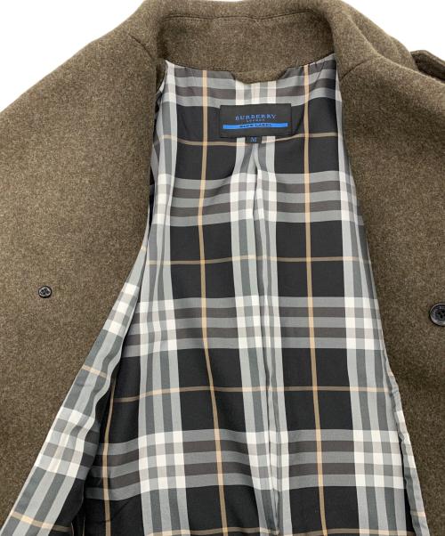 BURBERRY BLUE LABEL（バーバリーロンドンブルーレーベル）BURBERRY BLUE LABEL (バーバリーロンドンブルーレーベル) Pコート グリーン サイズ:Mの古着・服飾アイテム