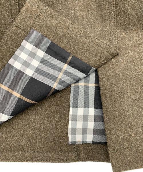 BURBERRY BLUE LABEL（バーバリーロンドンブルーレーベル）BURBERRY BLUE LABEL (バーバリーロンドンブルーレーベル) Pコート グリーン サイズ:Mの古着・服飾アイテム