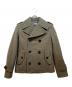BURBERRY BLUE LABEL（バーバリーロンドンブルーレーベル）の古着「Pコート」｜グリーン
