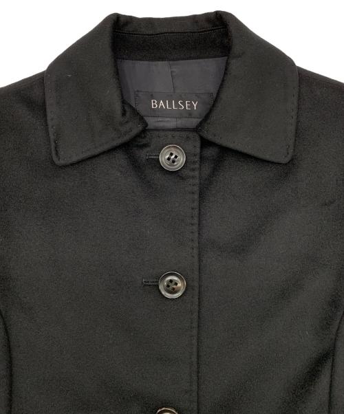 BALLSEY（ボールジィ）BALLSEY (ボールジィ) カシミヤコート ブラック サイズ:表記なしの古着・服飾アイテム