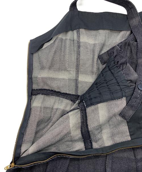 BLUE LABEL CRESTBRIDGE（ブルーレーベルクレストブリッジ）BLUE LABEL CRESTBRIDGE (ブルーレーベルクレストブリッジ) ノースリーブ・キャミソールワンピース ネイビー サイズ:38の古着・服飾アイテム