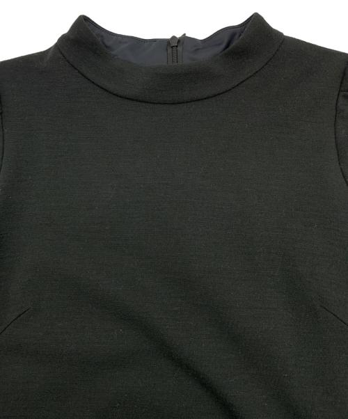 BLUE LABEL CRESTBRIDGE（ブルーレーベルクレストブリッジ）BLUE LABEL CRESTBRIDGE (ブルーレーベルクレストブリッジ) 長袖ワンピース ブラック サイズ:38の古着・服飾アイテム