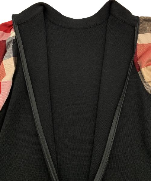 BLUE LABEL CRESTBRIDGE（ブルーレーベルクレストブリッジ）BLUE LABEL CRESTBRIDGE (ブルーレーベルクレストブリッジ) 長袖ワンピース ブラック サイズ:38の古着・服飾アイテム