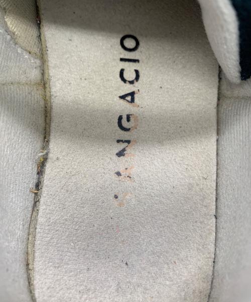 via SANGACIO（ヴィア・サンガチオ）via SANGACIO (ヴィア・サンガチオ) にゅ～ず スニーカー ネイビー サイズ:US5.5の古着・服飾アイテム