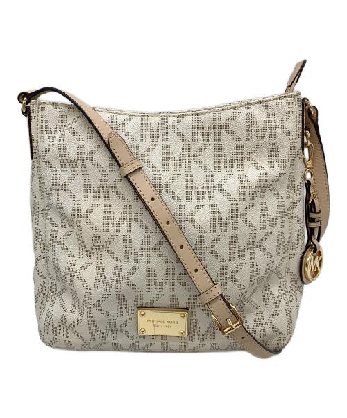 MICHAEL KORS（マイケル・コース）MICHAEL KORS (マイケル・コース) ショルダーバッグ ベージュの古着・服飾アイテム