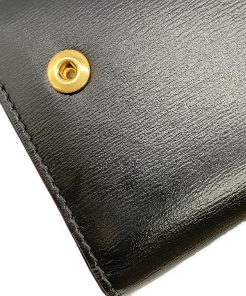 CELINE（セリーヌ）CELINE (セリーヌ) コイン入れ付コンパクトウォレット ブラックの古着・服飾アイテム