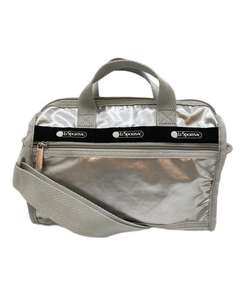 LeSportsac（レスポートサック）LeSportsac (レスポートサック) 2WAYショルダーバッグ シルバーの古着・服飾アイテム