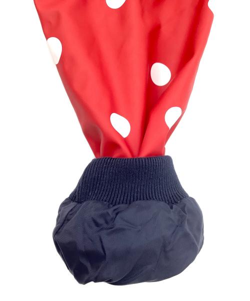 PETIT BATEAU（プチバトー）PETIT BATEAU (プチバトー) ドットプリントヨットパーカー レッド サイズ:128cm 未使用品の古着・服飾アイテム