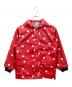 PETIT BATEAU（プチバトー）の古着「ドットプリントヨットパーカー」｜レッド