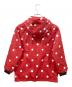 PETIT BATEAU (プチバトー) ドットプリントヨットパーカー レッド サイズ:128cm 未使用品：8000円