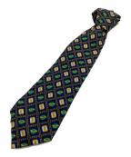 CHANELシャネル）の古着「ネクタイ」｜ネイビー×グリーン