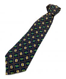 CHANEL（シャネル）の古着「ネクタイ」｜ネイビー×グリーン