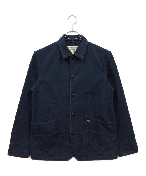 Stevenson Overall Co.（スティーブンソンオーバーオール）Stevenson Overall Co. (スティーブンソンオーバーオール) カバーオール ネイビー サイズ:36の古着・服飾アイテム