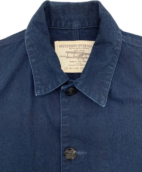 Stevenson Overall Co.（スティーブンソンオーバーオール）Stevenson Overall Co. (スティーブンソンオーバーオール) カバーオール ネイビー サイズ:36の古着・服飾アイテム