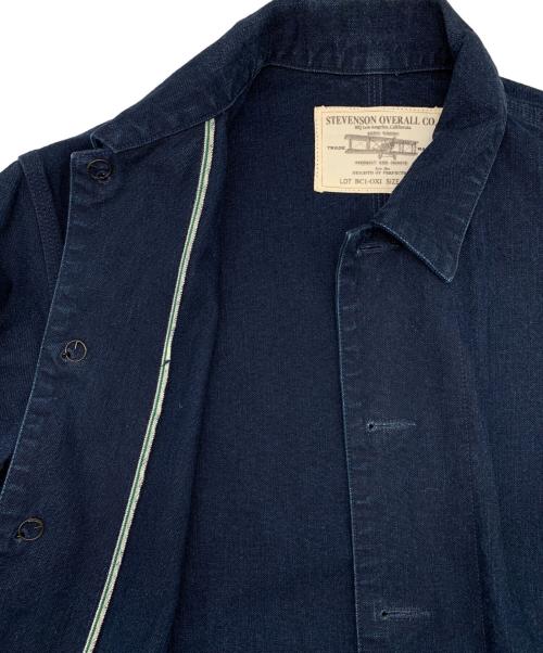 Stevenson Overall Co.（スティーブンソンオーバーオール）Stevenson Overall Co. (スティーブンソンオーバーオール) カバーオール ネイビー サイズ:36の古着・服飾アイテム