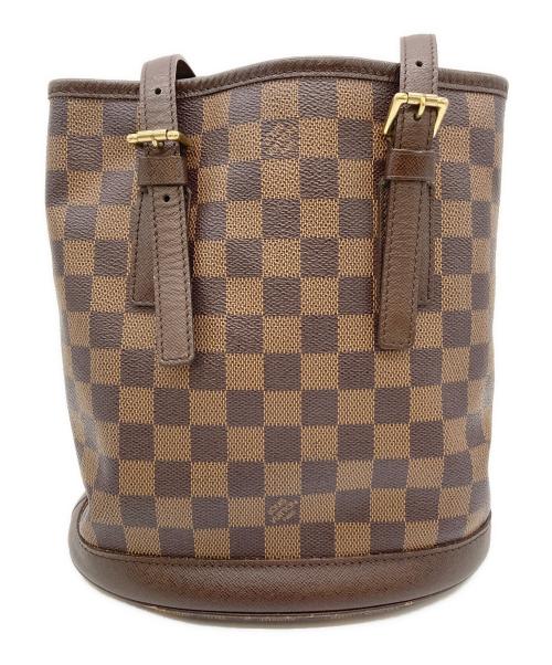 LOUIS VUITTON（ルイ ヴィトン）LOUIS VUITTON (ルイ ヴィトン) マル　バケツ型ショルダーバッグ ブラウンの古着・服飾アイテム