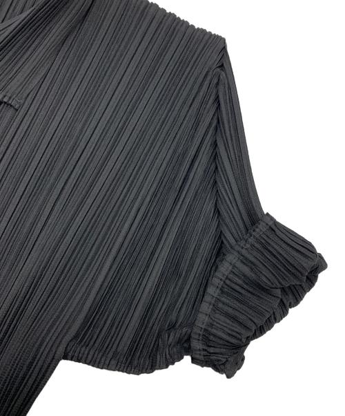 PLEATS PLEASE（プリーツプリーズ）PLEATS PLEASE (プリーツプリーズ) プリーツブラウス ブラック サイズ:4の古着・服飾アイテム