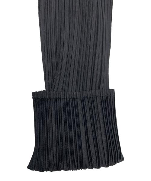 PLEATS PLEASE（プリーツプリーズ）PLEATS PLEASE (プリーツプリーズ) プリーツカーディガン ブラック サイズ:3の古着・服飾アイテム