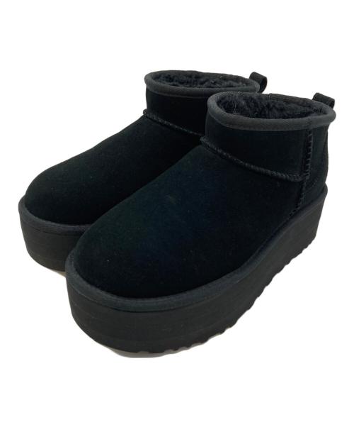 UGG（アグ）UGG (アグ) ムートンブーツ ブラック サイズ:US7の古着・服飾アイテム