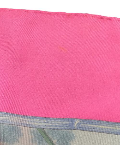 HERMES（エルメス）HERMES (エルメス) カレ90 GIVERNY ピンクの古着・服飾アイテム