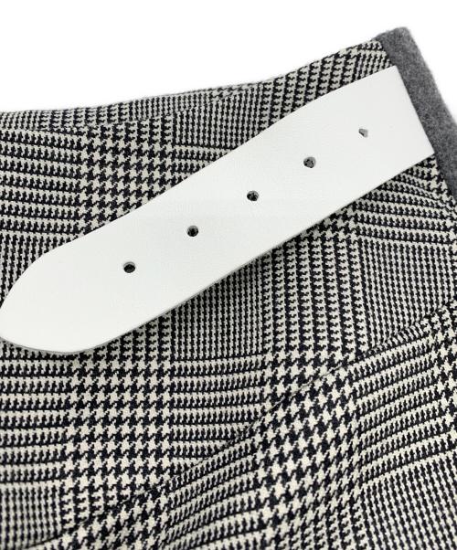 O'NEIL OF DUBLIN（オニールオブダブリン）O'NEIL OF DUBLIN (オニールオブダブリン) ラップスカート グリーン×グレー サイズ:US8の古着・服飾アイテム