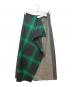 O'NEIL OF DUBLIN（オニールオブダブリン）の古着「ラップスカート」｜グリーン×グレー