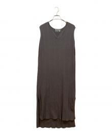 CHAOS（カオス）の古着「ノースリーブ・キャミソールワンピース」｜ブラウン