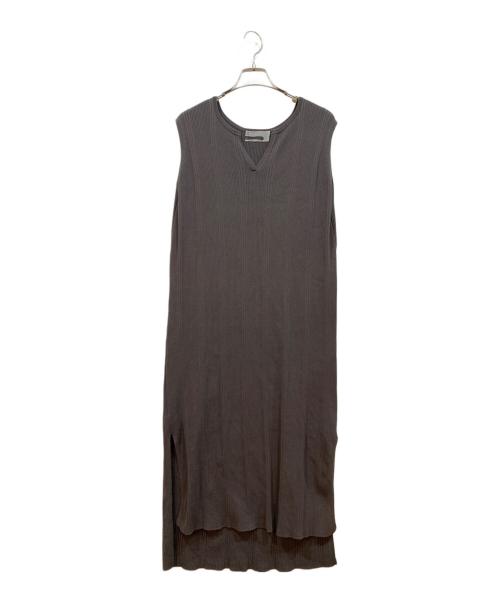 CHAOS（カオス）Chaos (カオス) ノースリーブ・キャミソールワンピース ブラウン サイズ:Fの古着・服飾アイテム