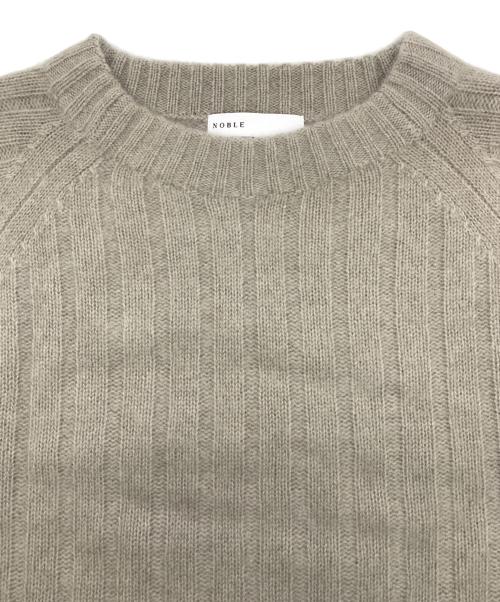 Noble（ノーブル）Noble (ノーブル) ウールニット ベージュ サイズ:表記なしの古着・服飾アイテム